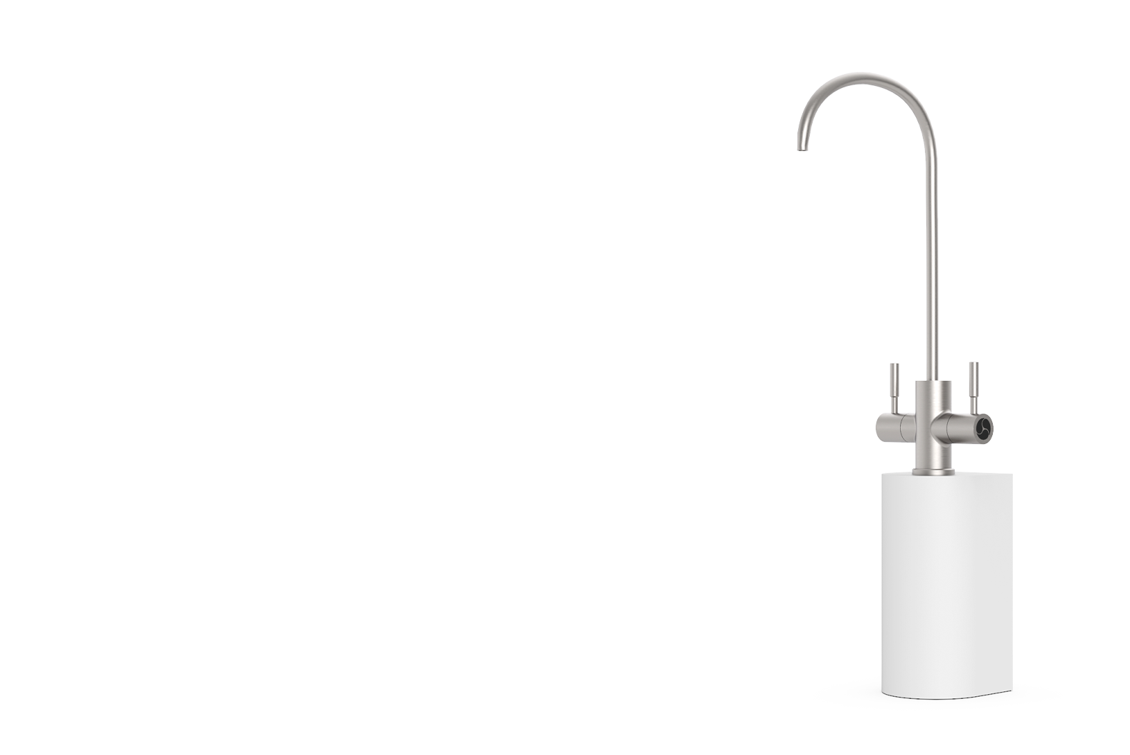 Llave Doble con Elevaty Blanco