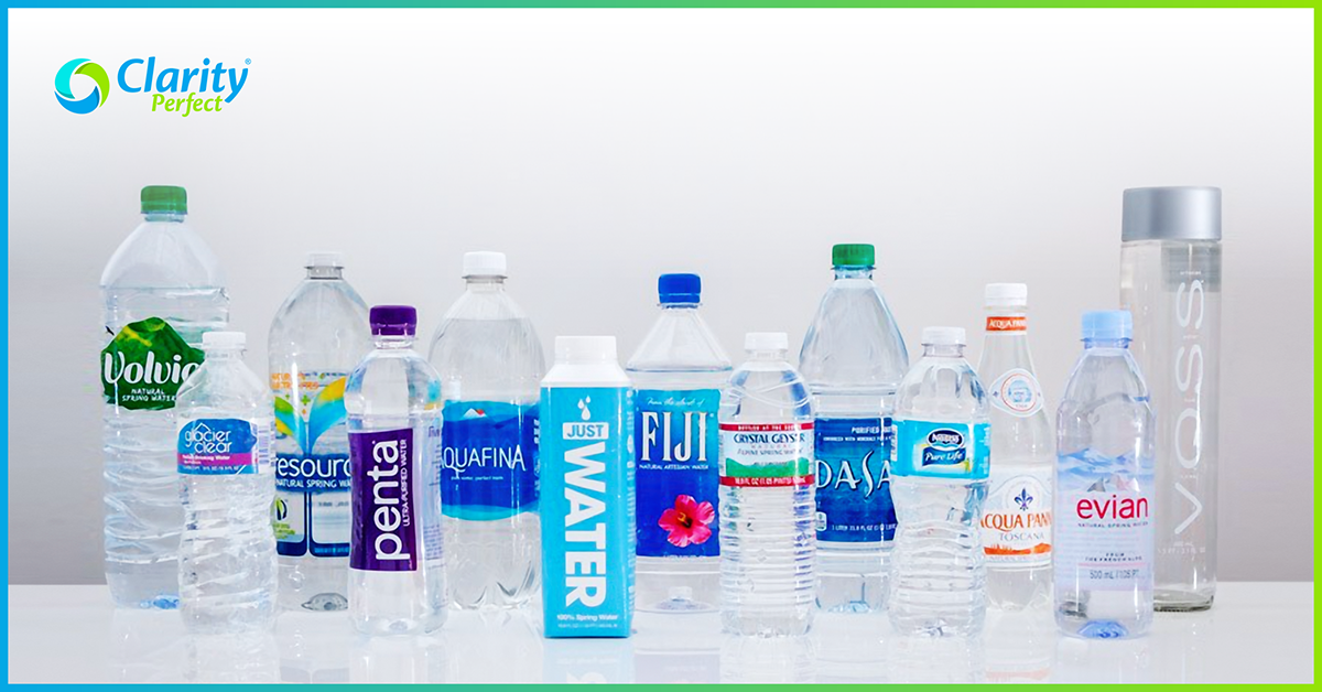 Comparison between 22 bottled water brands